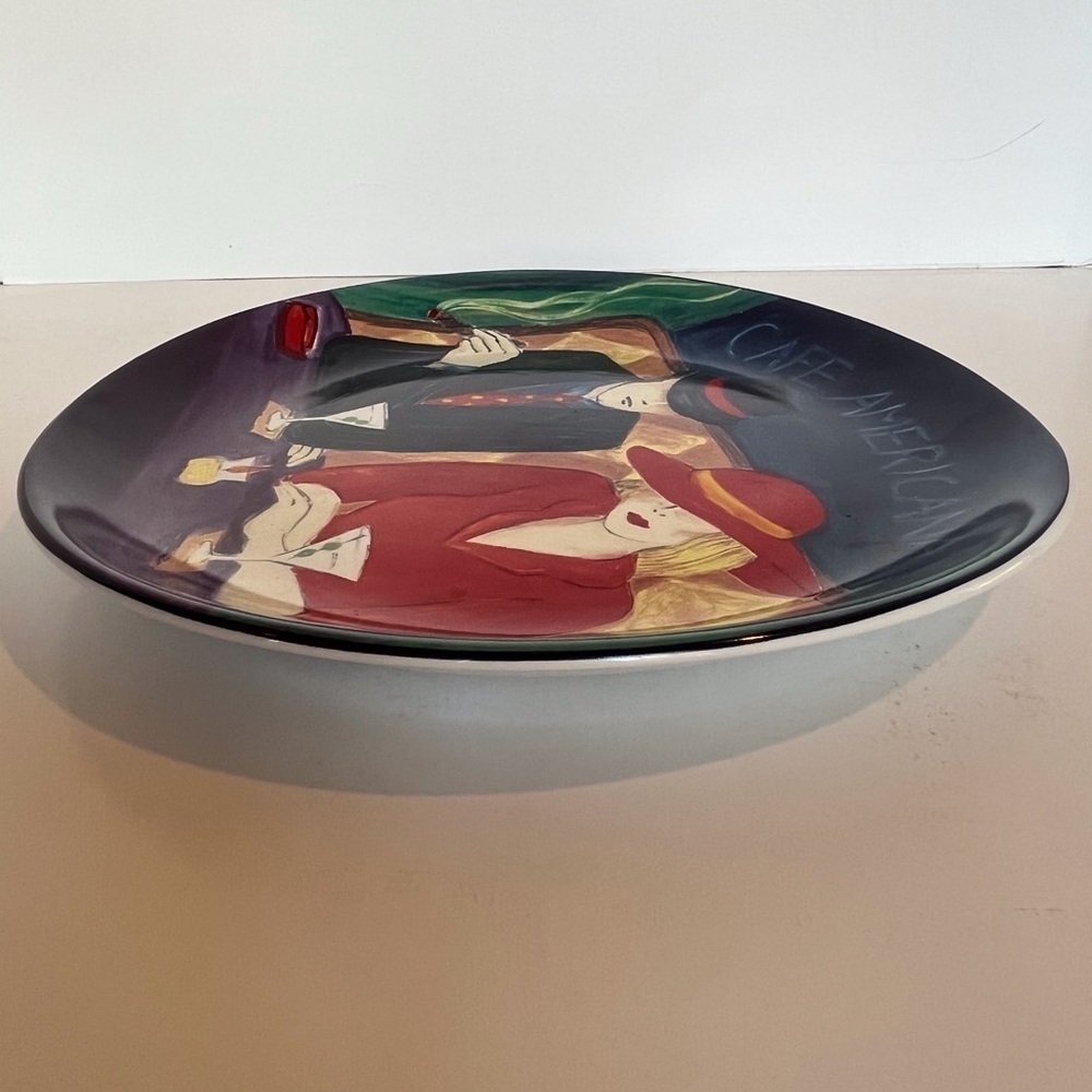 Large Oval Platter- ‘Cafe Americano’ by Sanyo - Picture 6 of 7